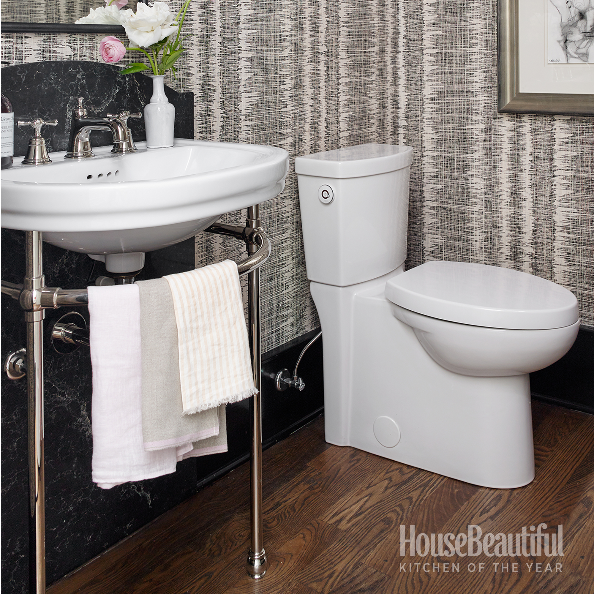 24 in. Console Bathroom Sink, 3 Hole with Console Leg